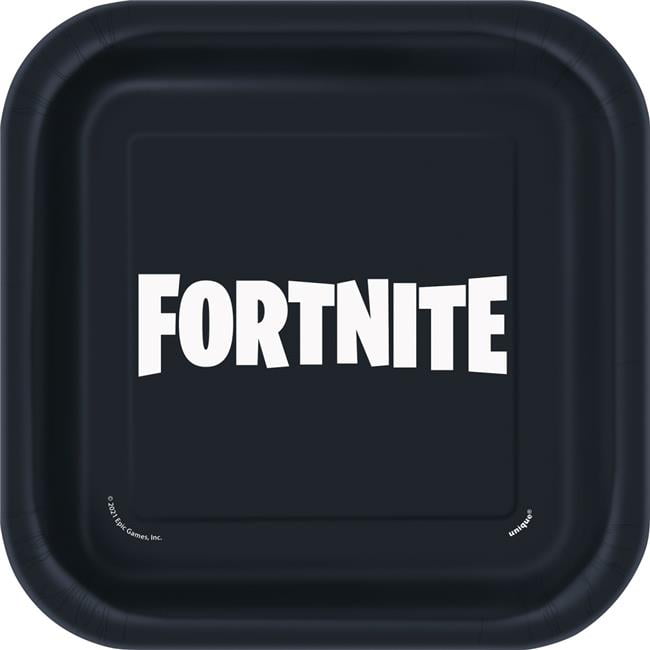 Unique 30384185 7 in. Fortnite Party Dessert Plates - 8 Count