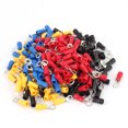 thumbnail image 1 of 260pcs 19A RVS1,25-4 Terminales de Anillo Preaislados Coloridos Unique Bargains, 1 of 1