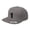Dark Grey, variant on Snapback Hat for Men Flat Brim Hats Alien Peace Sign and Symbol Embroidered Flat Bill Hat Acrylic Dark Grey Design Only