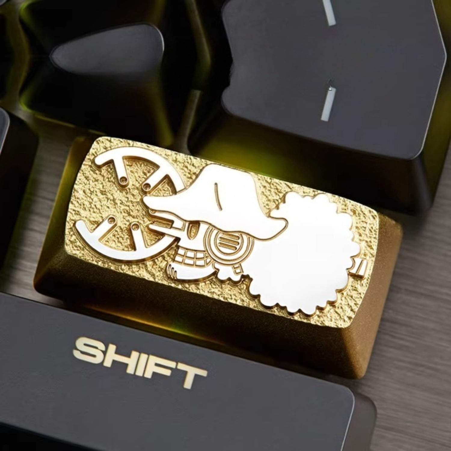 Anime Nautical Theme Keycap for Mechanical Keyboard, MDA Profile Single Artisan Keycap Cute & High-Quality Customizable Accent
