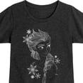 thumbnail image 3 of Disney Frozen 2 - Elsa Outlined Sketch - Toddler & Youth Girls Short Sleeve Graphic T-Shirt, 3 of 5