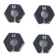 thumbnail image 1 of Adaptador de transmisión de bujes hexagonales de aluminio de 4 piezas de 12 mm y 5 mm de espesor para, Axial, HSP, Negro perfke Rueda hexagonal RC Hub y adaptadores, 1 of 6