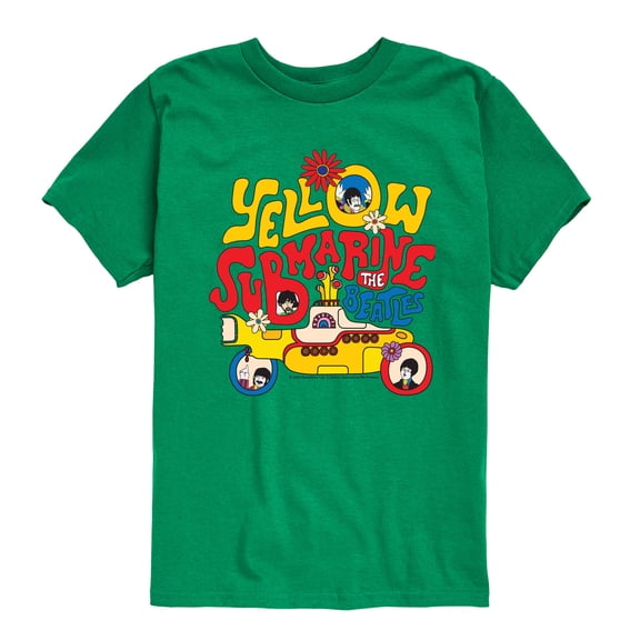 The Beatles - The Beatles Yellow Submarine - Youth Boys Short Sleeve Graphic T-Shirt