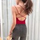 thumbnail image 4 of Guardurnaity Top sin costuras para mujer de verano, tejido agradable, elástico y suave, top corto de verano para mujer, top corto para mujer. Ropa interior negro, 4 of 6