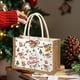 thumbnail image 4 of Bolsa de Regalo Navideña de Lona | Embalaje para Regalos Navideños de Papá Noel | Bolsa de Regalo Reutilizable de Lino con Asa | Bolsa Multicolor para Regalos de Fiesta | Papel de Regalo Pequeño y Po, 4 of 6