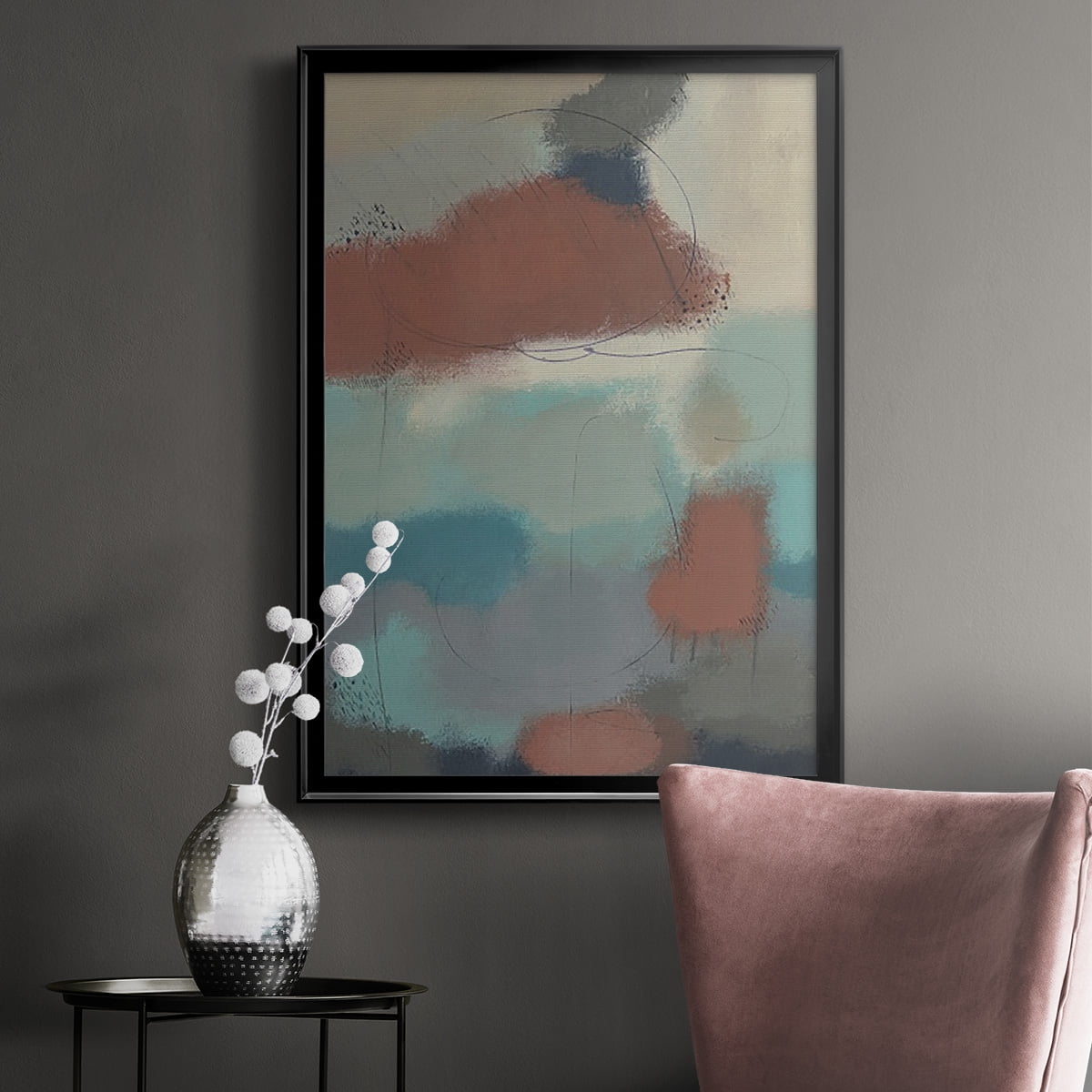 Floating By II Premium Framed Print, in Gold, Black, or Silver - Ready to Hang