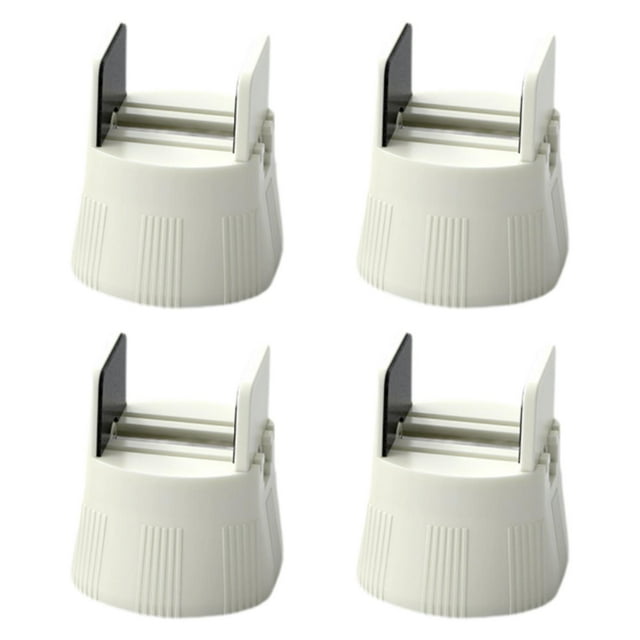 4x Elevadores de cama Bloques para elevar la cama Almohadillas para muebles resistentes Elevadores de muebles con abrazadera de tornillo ajustable Altura 5cm