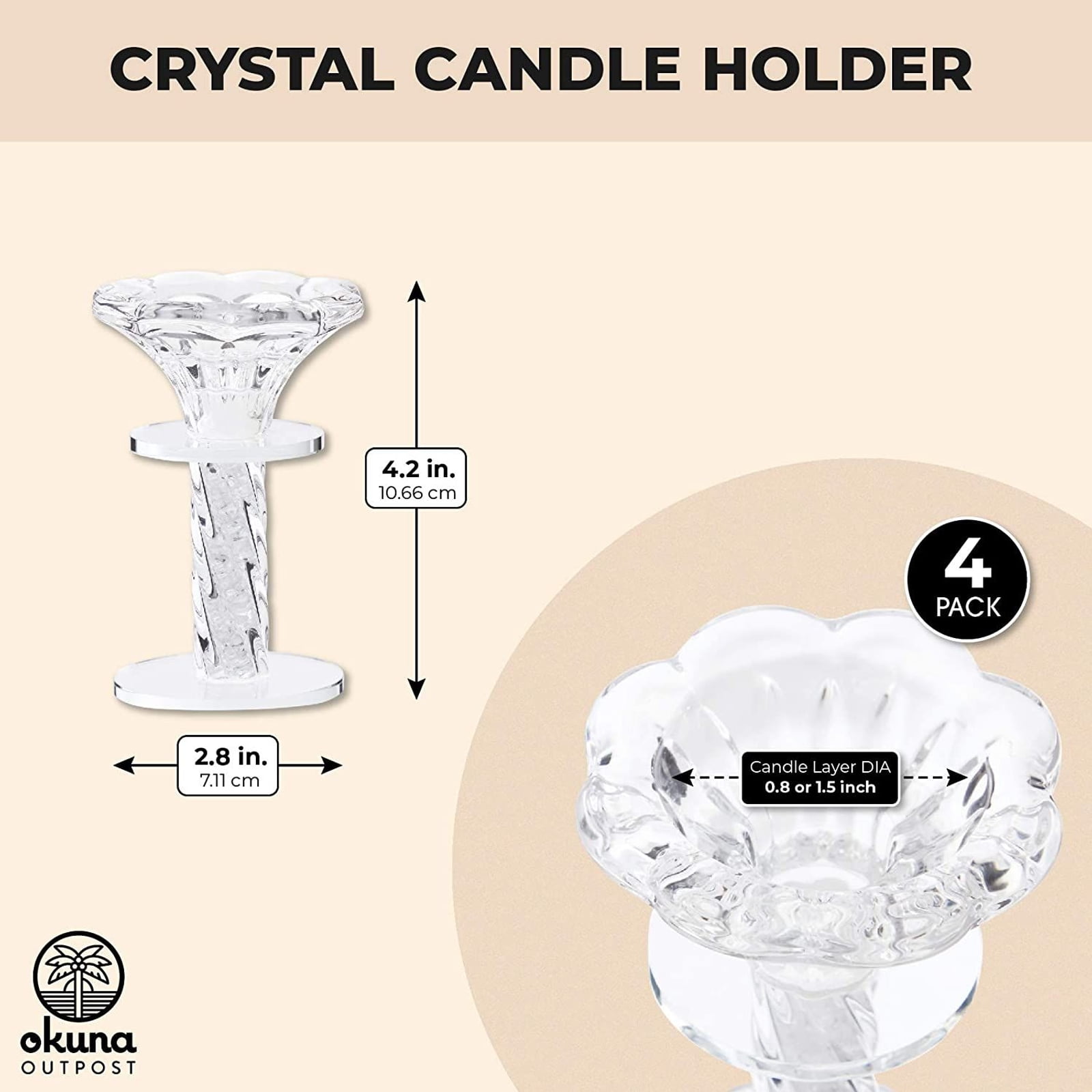 Crystal Paper Towel Holder (12.4 x 7.2 In) – Okuna Outpost