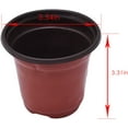 thumbnail image 6 of Plastic Plant Flower Pots Nursery Seedlings Pot Plant 100Pcs, 6 of 7