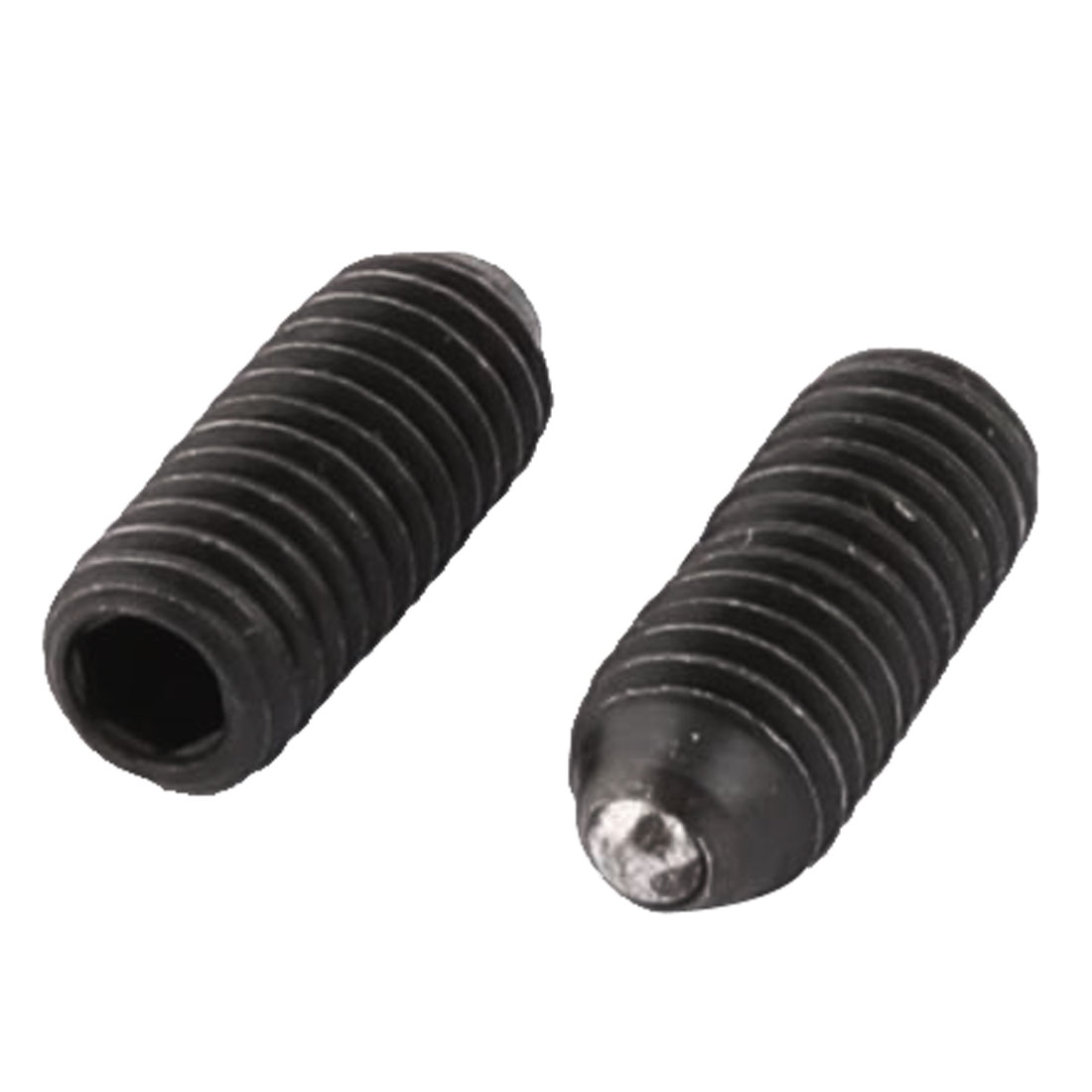 M5 x 12mm Thread Rolling Hex Socket Ball Cap Tip Drive Grub Screws