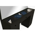 thumbnail image 6 of Boahaus Venus Modern Vanity Desk Ser, Black Finish, for Bedroom, 6 of 8