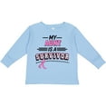 thumbnail image 3 of Inktastic My Aunt is a Survivor Breast Cancer Awareness Boys or Girls Long Sleeve Toddler T-Shirt, 3 of 5