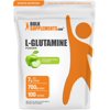 BulkSupplements L-Glutamine Powder - Glutamine Supplement, L Glutamine Powder - Sour Green Apple, 7g per Serving, 700g (1.5 lbs) (Pack of 1)
