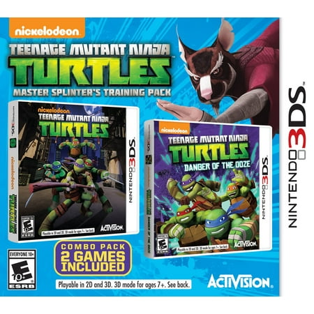 TMNT Master Splinters Training Pack, Activision, Nintendo 3DS, (25 Best 3ds Games)