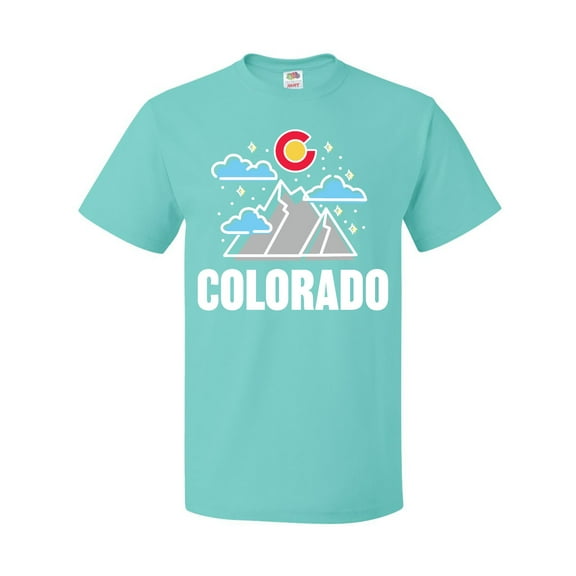 Inktastic Colorado Mountains and Clouds T-Shirt