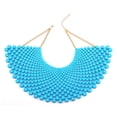thumbnail image 2 of Amaiiu Alloy Woman Necklace Portable Beaded Replacement Hanging Solid Color Wedding Photography Ladies Collar Jewelry Decor Gift Blue, 2 of 9