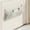 White, variant on Clearance! Uscallm Wall Mounted Shoe Rack, Bathroom Non Perforated Slipper Rack for Bathroom, Kitchen, Living Room and RV Warehouse Clearance On Sale