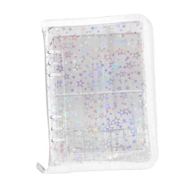 Libro de almacenamiento de joyas Organizador de joyas de viaje Bolsa reutilizable portátil para coleccionar Blanco