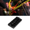 thumbnail image 1 of Bass Bridge Replacement, Wear Resistant Lightweight Better Tone and Resonance Bass Bridge Sturdy 5 String  for Performance Black, 1 of 7
