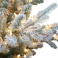 thumbnail image 3 of Pre-Lit 7.5' Flocked Hillside Spruce Artificial Christmas Tree with 450 Lights, Green, 3 of 5