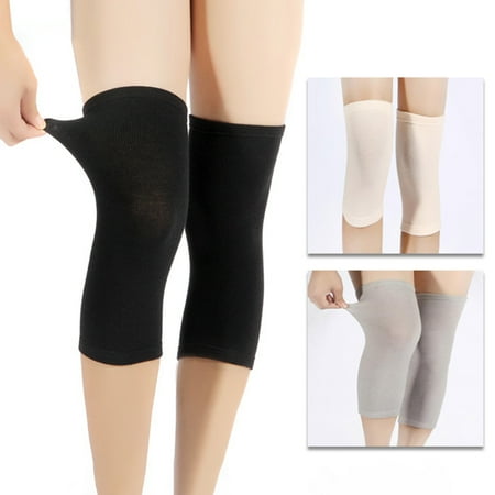 

AYYUFE 1 Pair Knee Pad High Stretchy Soft Fabric Tear Resistant Breathable Wear-resistant Cold-Protection Non-slip Leg Sleeve Knee Support Warmer for Air-conditioned Room