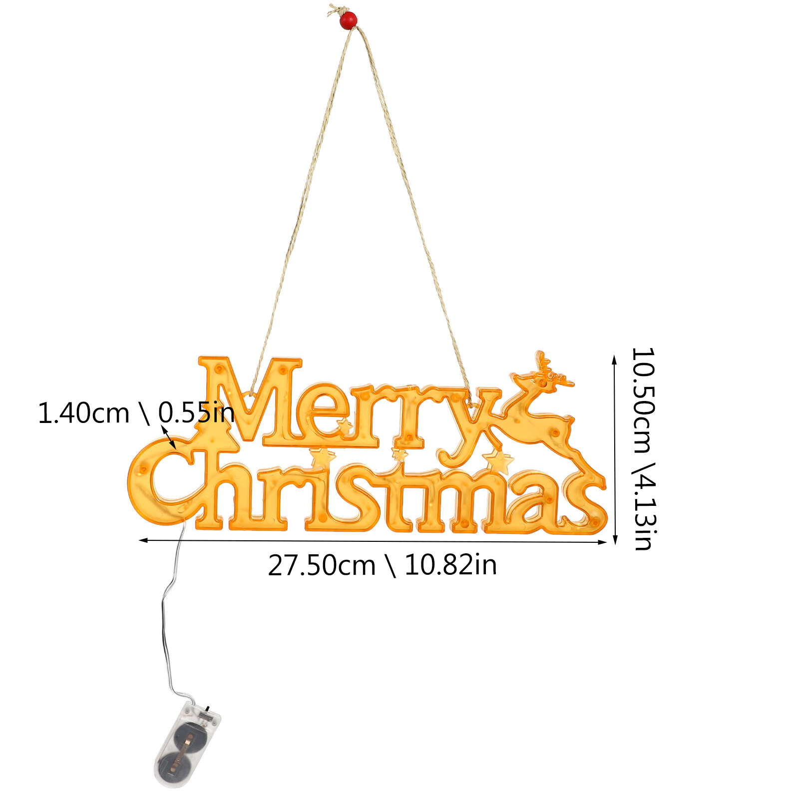 Merry Christmas Letter Light Board Christmas Garland Decoration Hanging