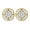 Yellow Gold, variant on Collection Round White Diamond Cluster Circle Pushback Stud Earrings for Women (0.10 ctw, Color I-J, Clarity I1-I2) in 18K Rose Gold