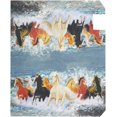 thumbnail image 3 of 3D Horses Painting Art Magnetic Mailbox Cover Oversized for Garden Yard Outdoor Decorations-25.5" x20.8, 3 of 5