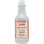DETCO-Clean LINE - Industrial Liquid Alkaline Drain Opener - Quickly Open Clogged Drains - Safe on PVC Pipes & Fittings - 32 oz