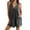Grey, variant on SRZYMJ Women's Jumpsuit with Adjustable Waist Stylish Women's Denim Jumpsuit Sleeveless Tie Front Romper Casual Summer Outfit with Convenient