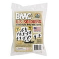 thumbnail image 6 of BMC Marx Plastic Army Men US Soldiers - Tan 31pc WW2 Figures - Made in USA, 6 of 6