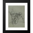 thumbnail image 2 of Agostino Carracci 19x24 Black Modern Framed Museum Art Print Titled - Cupid Overpowering Pan (1590), 2 of 5