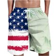 thumbnail image 1 of Shorts Garçon Homme Mode Décontractée Shorts Patchwork avec Poches Taille Élastique Pantalon de Plage Shorts de Randonnée Homme en Liquidation, 1 of 4