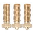 thumbnail image 2 of 3Pcs Volcano Nozzle Kit Set Brass Extra Extruder Nozzles High Speed  Nozzle 1.75mm Filament for 3D Printer Extruder, 2 of 8