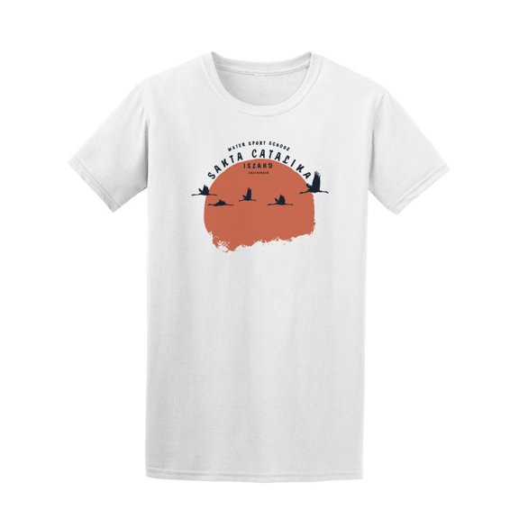 Santa Catalina Island Sunset Tee. Men's-Image by Shutterstock