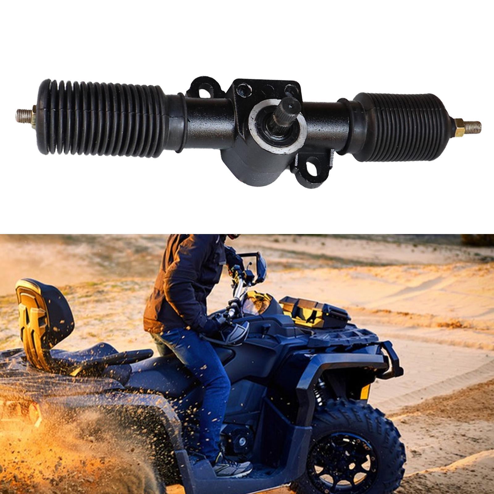 simhoa Power Steering Gear Pinion Assy Go Kart Accessories Steering Box Assembly for UTV Buggy Motorcycle ATV Karting Quad Bike 325mm A