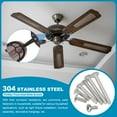 thumbnail image 4 of Tornillos de Cabeza Truss Phillips Uxcell 10#-32*5/16", 20 Pcs para Aspas de Ventilador de Techo, 4 of 6