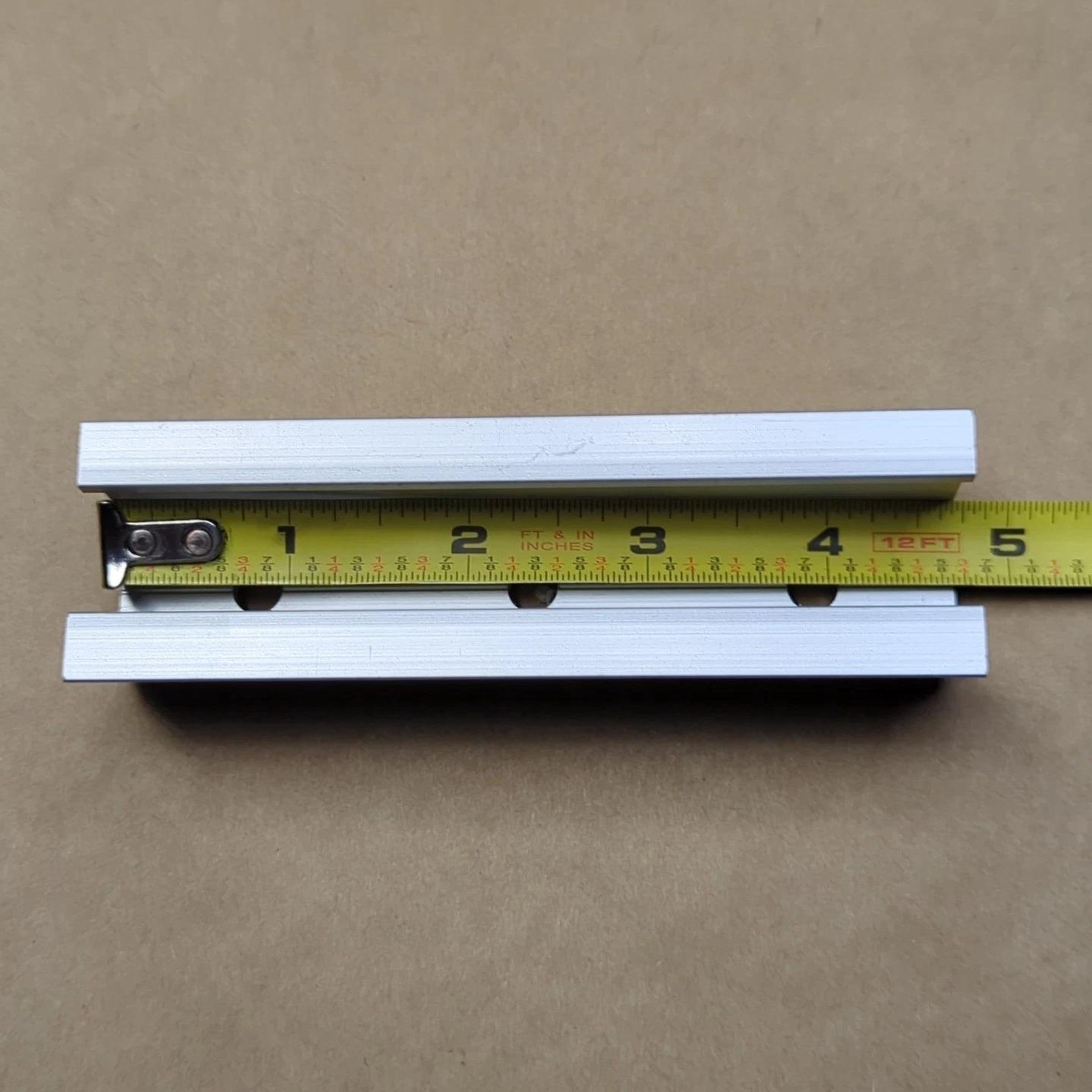 Solar Panel U Mini Rail Kit Mounting Bracket Aluminum For 4 Solar Panels 35mm
