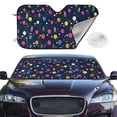 thumbnail image 2 of Kdxio Colored Balloons Print Windshield Sun Shade,UV Rays and Sun Heat Protection,Sunshade for Car Windshield,Car Shade Front Windshield - Medium, 2 of 6