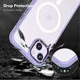 thumbnail image 5 of For Apple iPhone 15 Plus (6.7") Compatible with MagSafe [Strong Magnetic] Slim Translucent Matte Back Shockproof Phone Case Cover by Xpression - Blue, 5 of 10