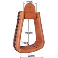 thumbnail image 4 of Hilason Western Aluminium Roper Horse Saddle Stirrups Pair W/ 5" Width, 4 of 5
