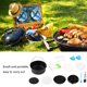 thumbnail image 3 of Juego de cocina portátil para exteriores: 13 piezas multifuncionales para asar, hornear y freír, incluye recetas y sartén de 8 pulgadas, ideal para picnic y reuniones familiares., 3 of 6