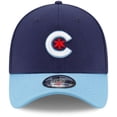 thumbnail image 2 of Men's New Era Navy/Light Blue Chicago Cubs 2021 City Connect 39THIRTY Flex Hat, 2 of 5