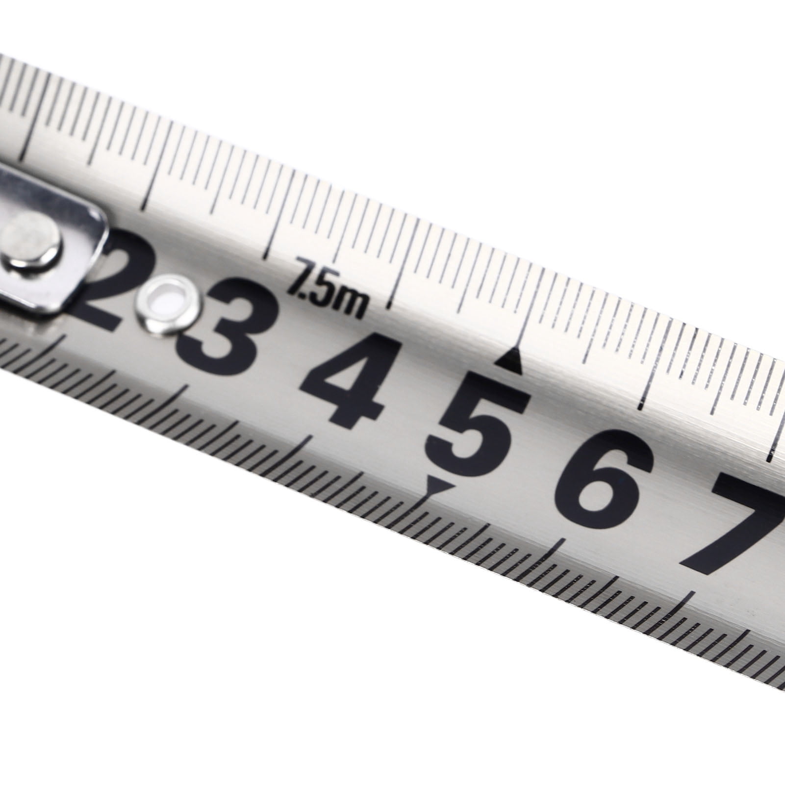 BOKYAN Hollow Steel Tape Measure 25ft / 7.5m Stainless Ruler Waterproof Retractable Tool