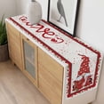 thumbnail image 4 of Valentine's Day Table Runner - 70 Inch Long, Kitchen Dining Table Runner Dresser Scarves, Roses Love Heart Gnomes Romantic Farmhouse Decor for Coffee Tables Wedding Party Banquet, 4 of 8