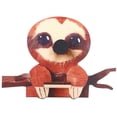 thumbnail image 1 of Animal Shape Glasses Holder Unique Beautiful Design Natural Odorless Composite Wood Eyeglasses Display StandSloth, 1 of 9