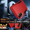 thumbnail image 4 of for Samsung Galaxy A15 5G Case, [2 in 1] Galaxy A15 5G Case with [9H Tempered Glass Screen Protector][10FT  Grade Shockproof][Heavy Duty Protection] Galaxy A15 5G Phone Case (Red), 4 of 7