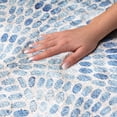 thumbnail image 3 of Addison Rugs Dream Shag Premium Machine Washable Transitional Dot Arches Blue Rectangle Rug, 8' x 10', 3 of 8