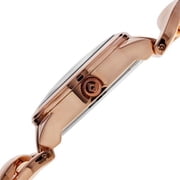 AK759RGBU Swiss Quartz Date Blue Diamond Dial Rosetone Womens Watch