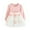 Pink, variant on Odeerbi Toddler Kids Baby Girls 2025 Long Sleeve Tulle Patchwork Flower Bow Dresses Clothes